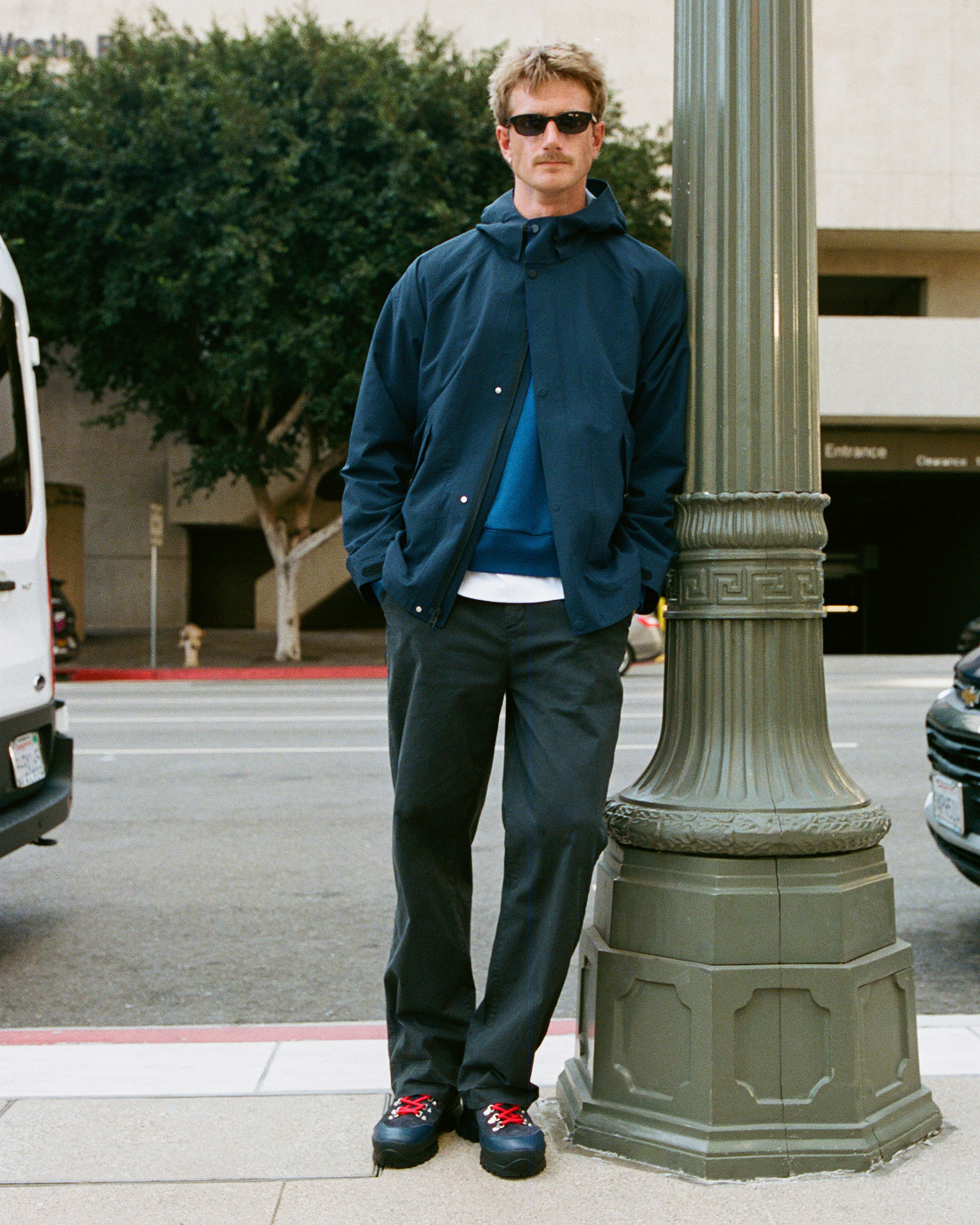 Editorial Image | Garrett Cottle, Interior Designer wearing The Summit Shoe in Navy 