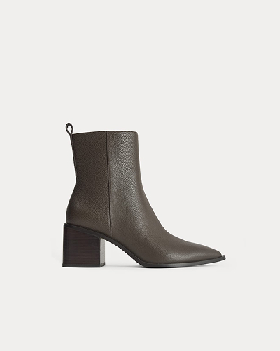 Image | Studio Block Heel Boot | Brown