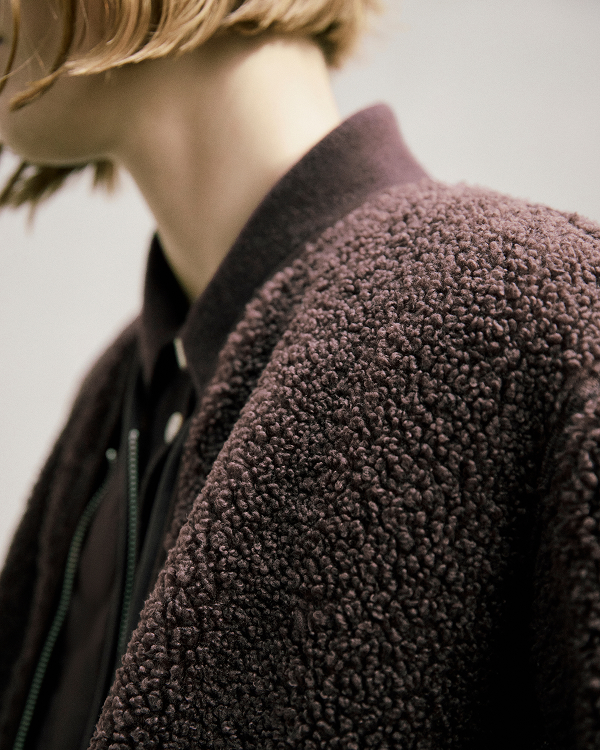 Image | Reversible Teddy Jacket | Coffee Bean