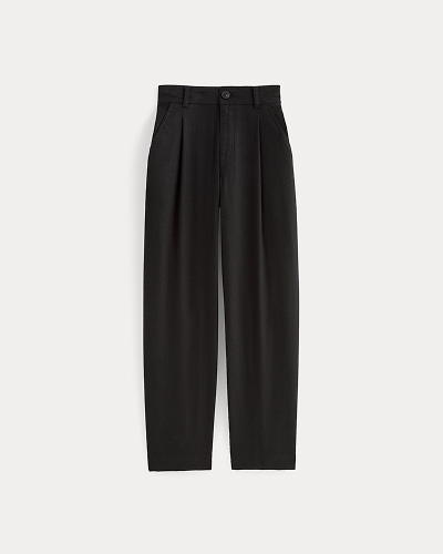 Image | The Everywhere Pant in Stretch Linen | Black