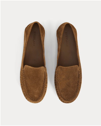 Image | Leather Day Driver Loafer | Suede Russet