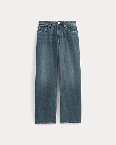 Image | Loose Curve Jean | Ocean