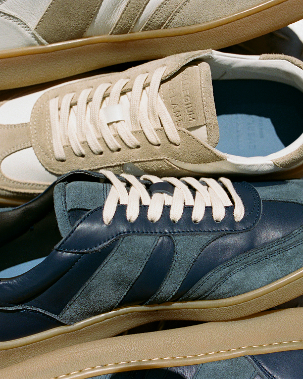 Editorial Image | Court III Sneaker | Sand , Blue