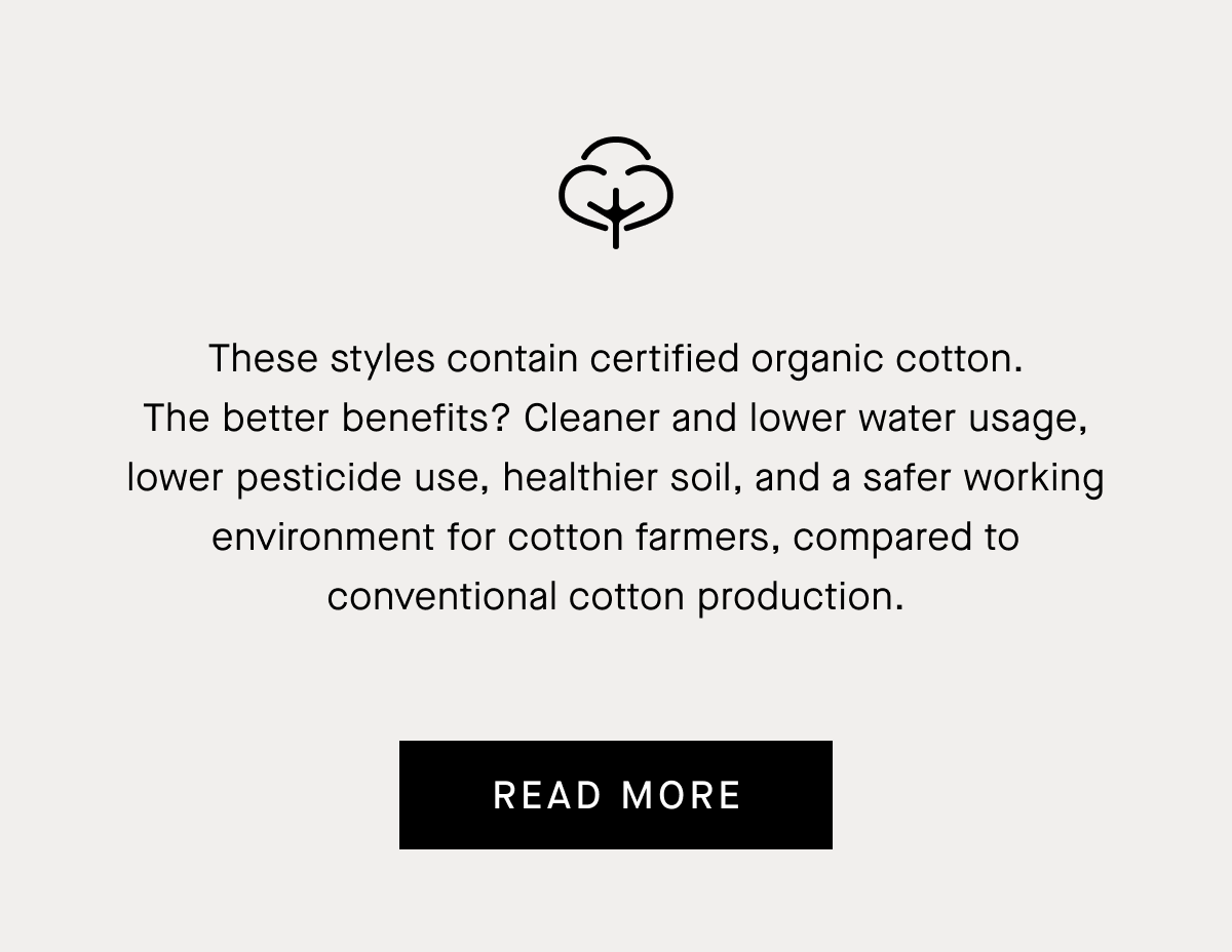 Why It’s Better | These pieces are made from European Flax™ Linen, which uses a 100% mechanical process for a zero-waste operation during extraction, little to no irrigation, and no GMOs. | Read More