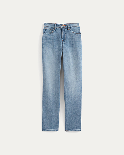 Image | High-Rise Cigarette Jean | Medium Blue