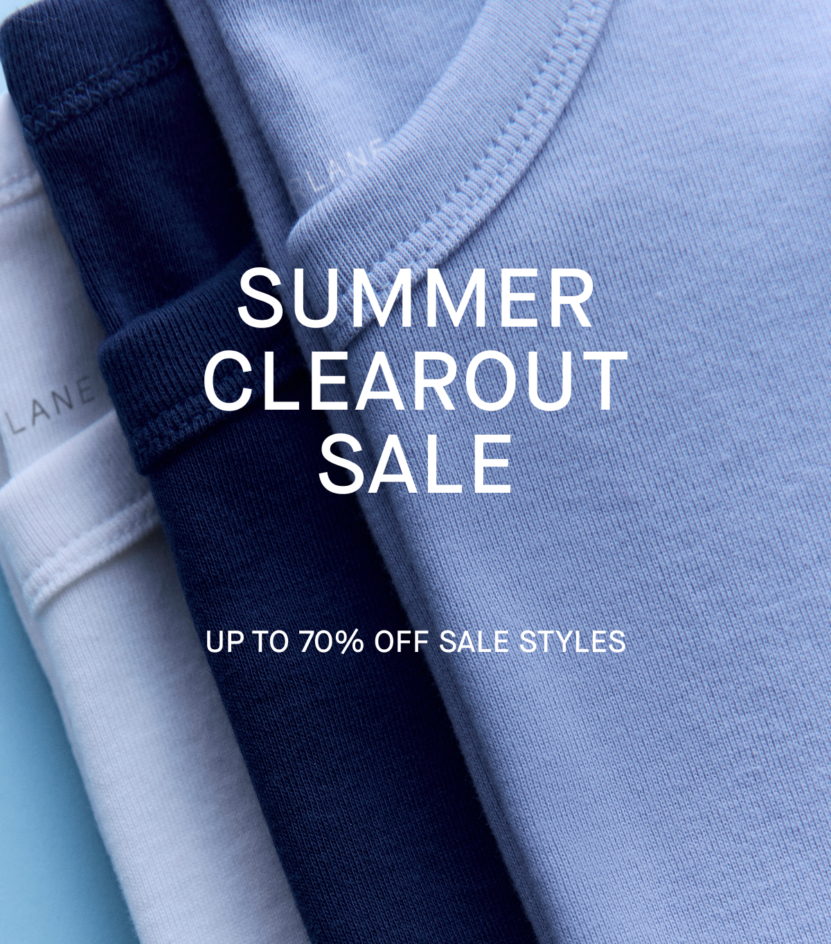 Image | Promo | Summer Clearout Sale | Up To 70% Off Sales Styles 
