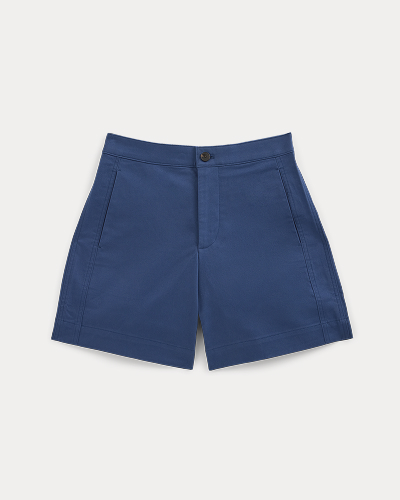 Image | Side-Panel Tailored Short | Estate Blue