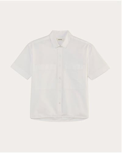 [Image]The Short-Sleeve Boxy Oxford | White