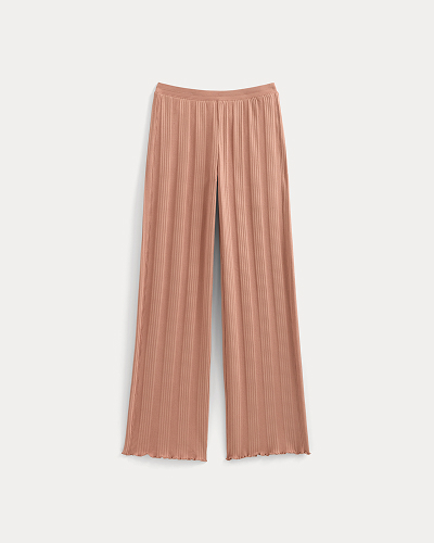 Image | Lounge Rib Pant | Ash Rose