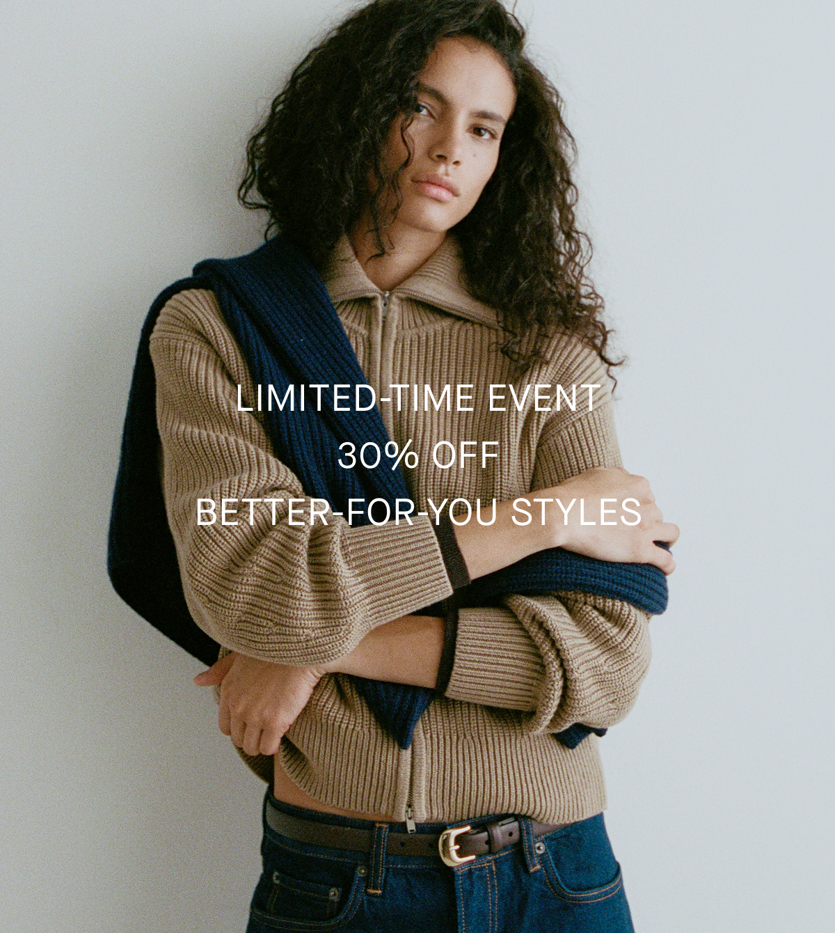 Image | Limited-Time Event | 30% Off Better-For-You Styles | Model wearing 