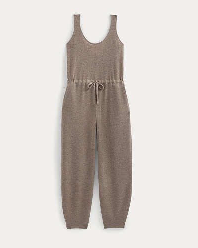 Image | Cashmere Lounge Jumpsuit | Oatmeal