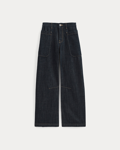 Image | The Gardener Pull-On Jean | Dark Indigo