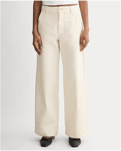 Image | The Utility Wide-Leg Pant | Bone