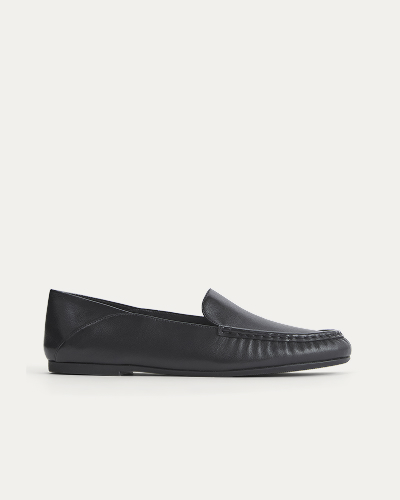 Image | Leather Day Driver Loafer | Black