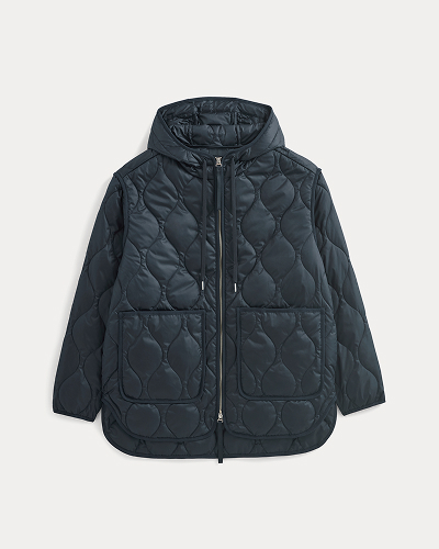 Image | ReNew Quilted Hooded Liner | Navy