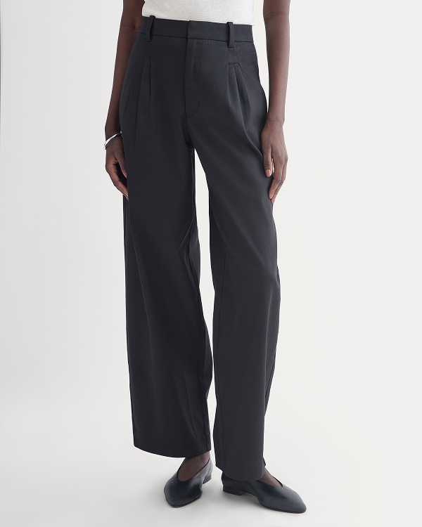 Image | Tailored Drape Balloon Pant | Black