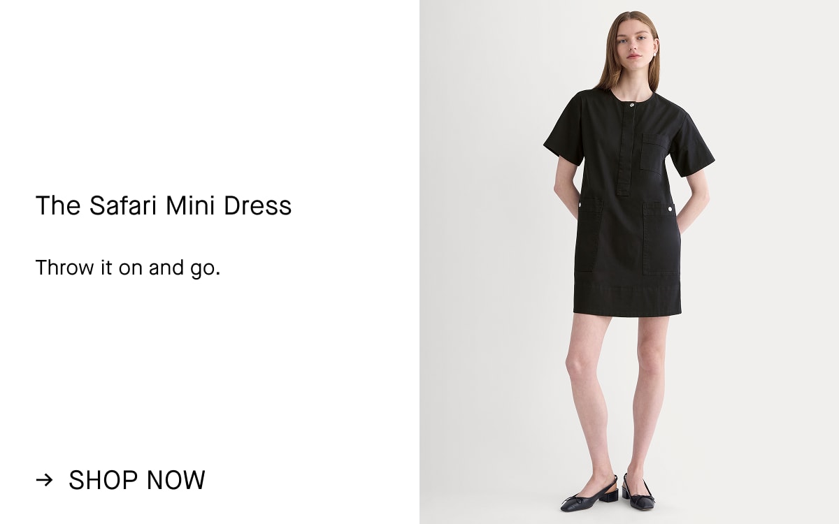Image | The Safari Mini Dress | Throw it on and go. | Shop Now