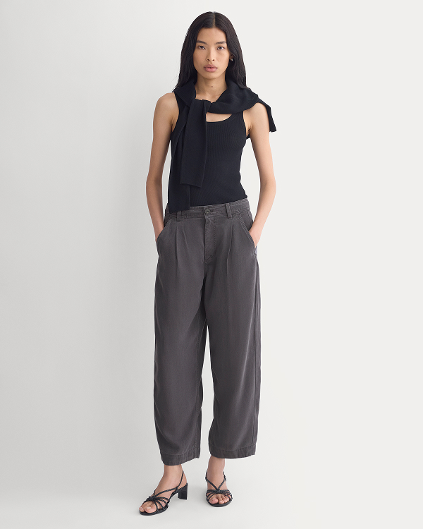 Image | Model in Everywhere Garment-Dyed Pant | Graphite