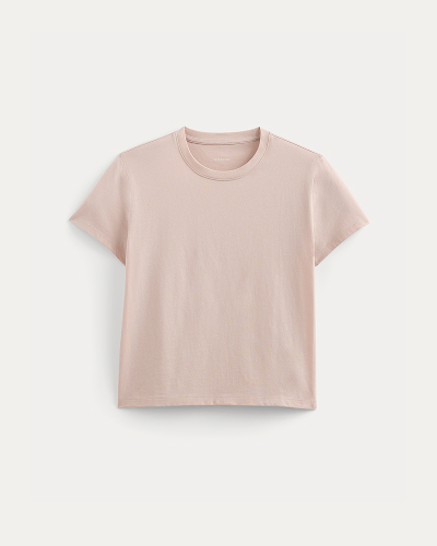 Image | The Box-Cut Tee in Essential Cotton | Soft Rose