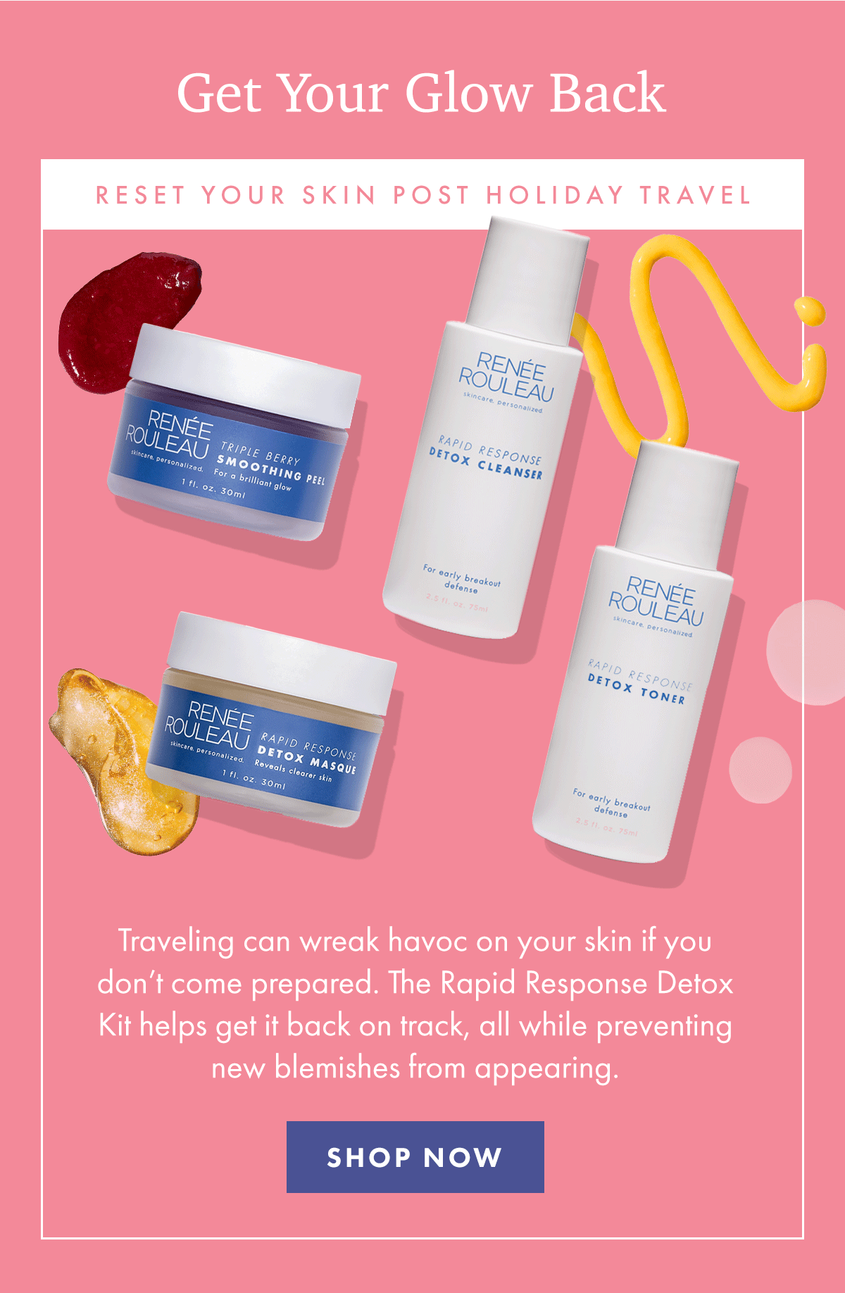 Get Your Glow Back | Reset Your Skin Post Holiday Travel | SHOP NOW