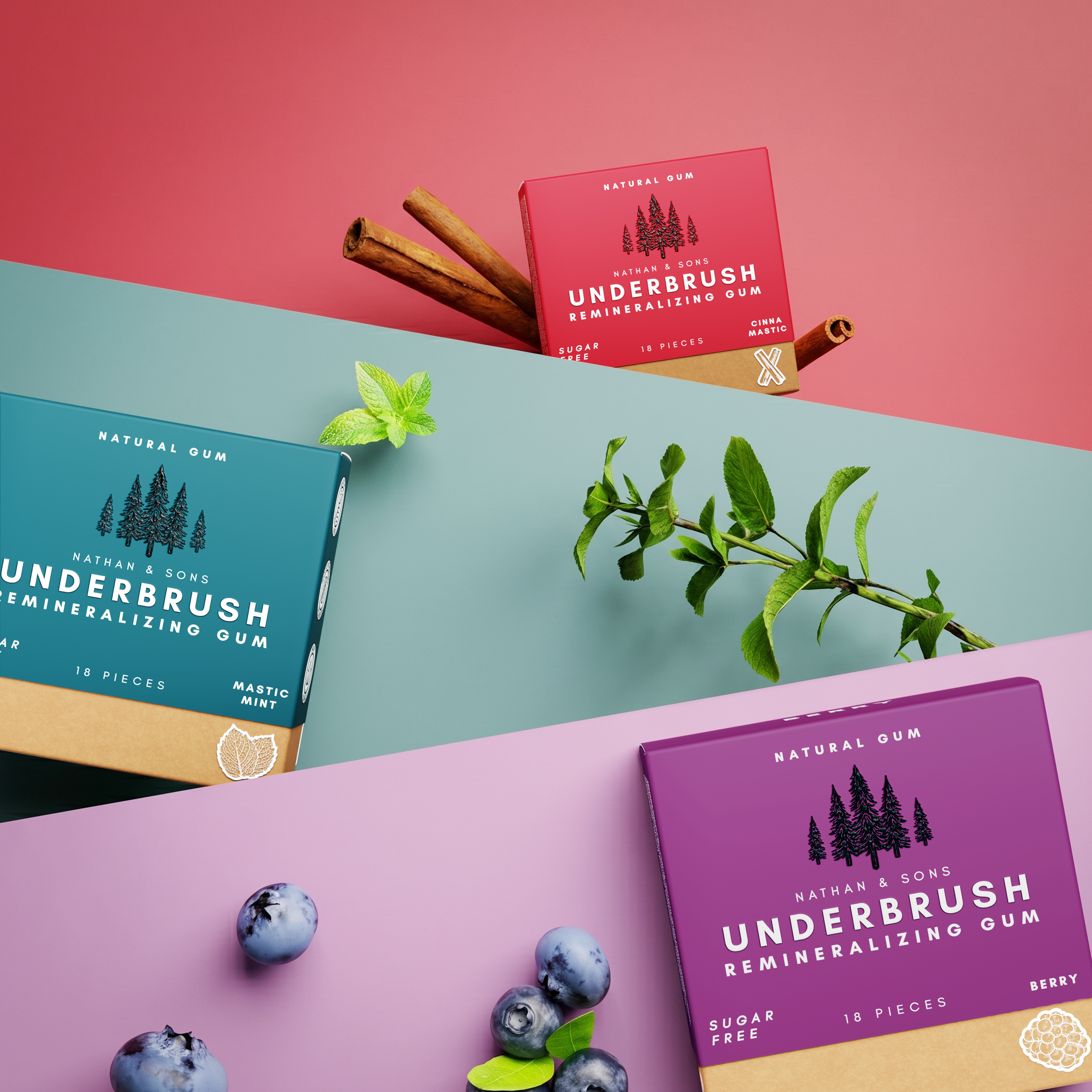 Underbrush gum lineup