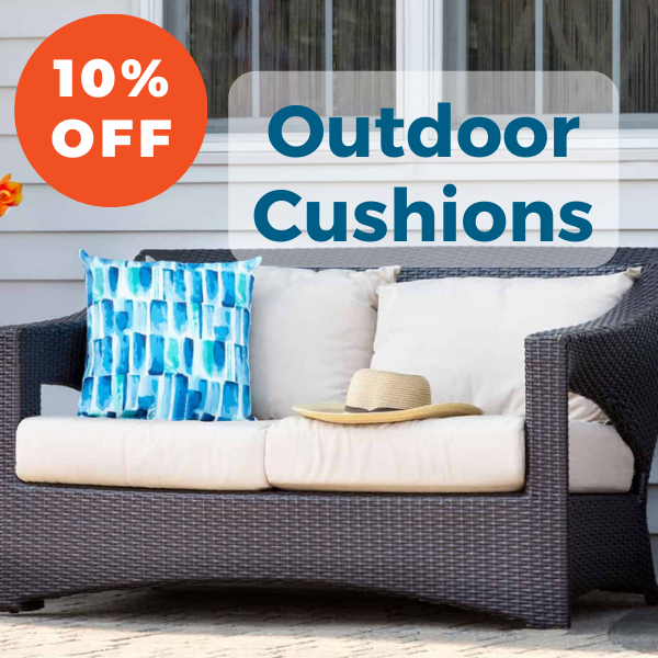 Now's the time to order outdoor cushions in time for summer! Foam Order