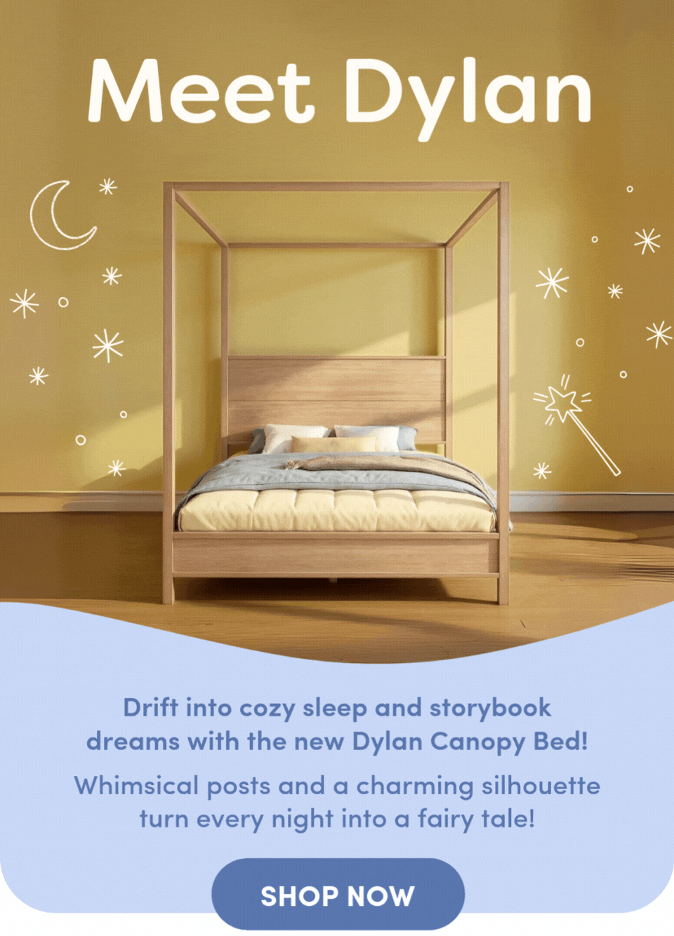 New Dylan Canopy Bed