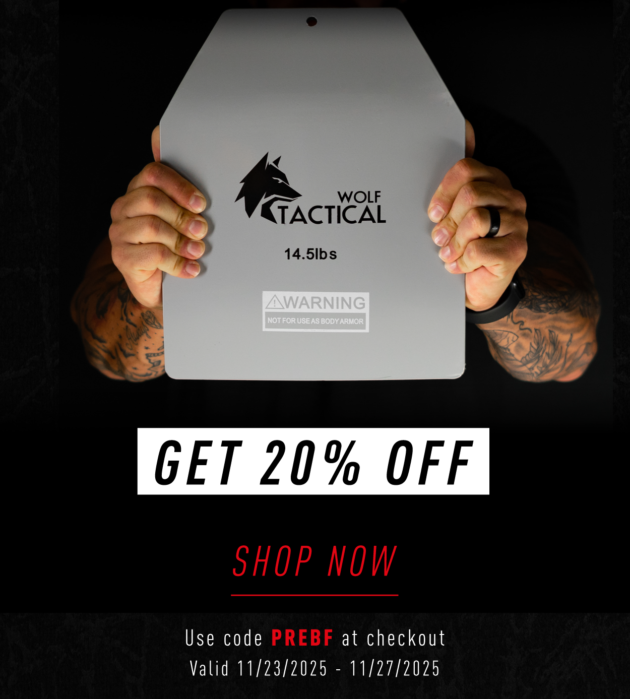 GET 20% OFF  SHOP NOW  Use code PREBF at checkout Valid 11/23/2025 – 11/27/2025