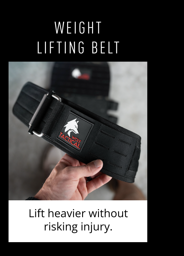 WEIGHT LIFTING BELT Lift heavier without risking injury.