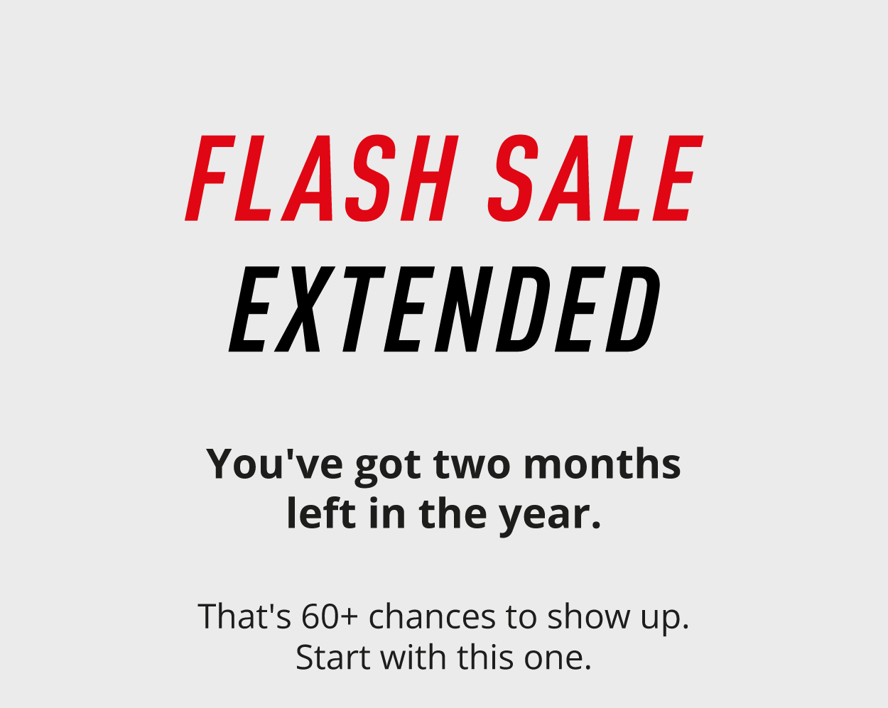 WOLF TACTICAL FLASH SALE. Scare off your excuses.