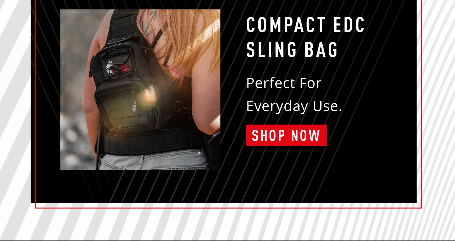 Compact EDC Sling Bag  Perfect For Everyday Use. SHOP NOW