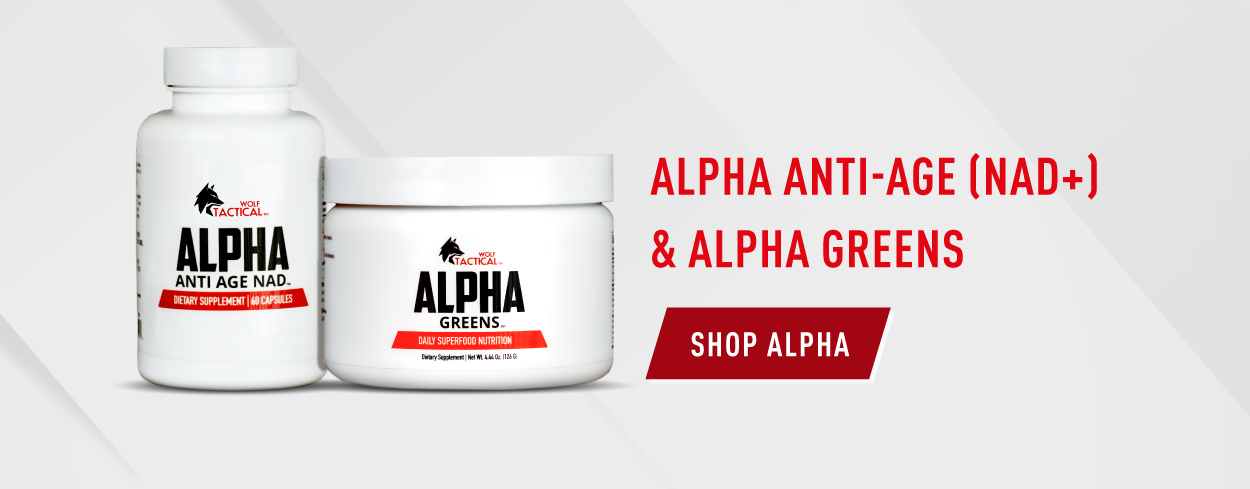 Alpha Anti-Age (NAD+) & Alpha Greens               SHOP ALPHA