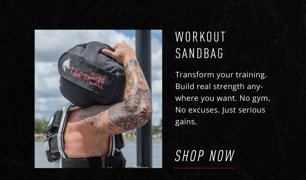 WORKOUT SANDBAG  Transform your training. Build real strength anywhere you go. No excuses. Just serious gains.  SHOP NOW