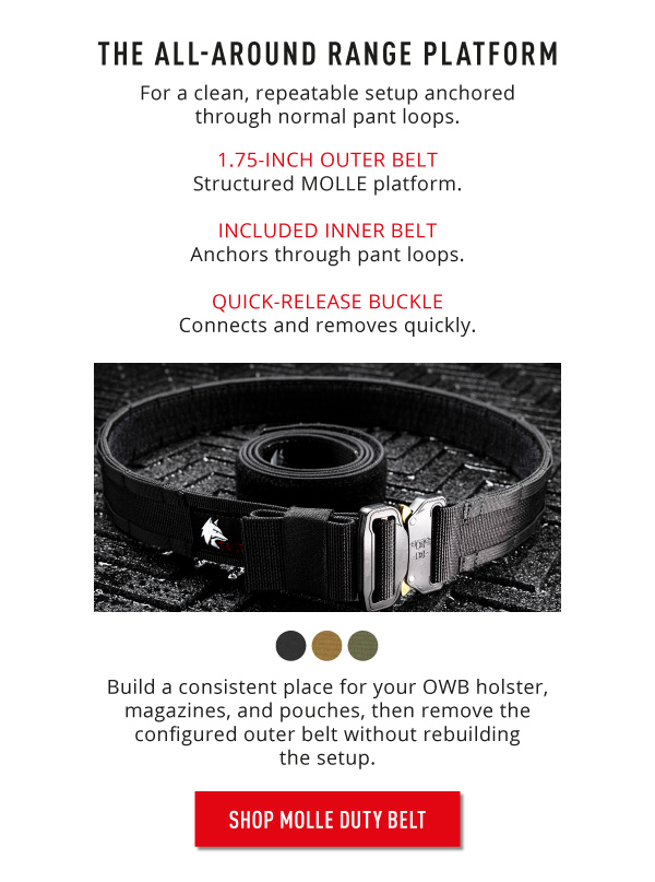 SHOP MOLLE DUTY BELT