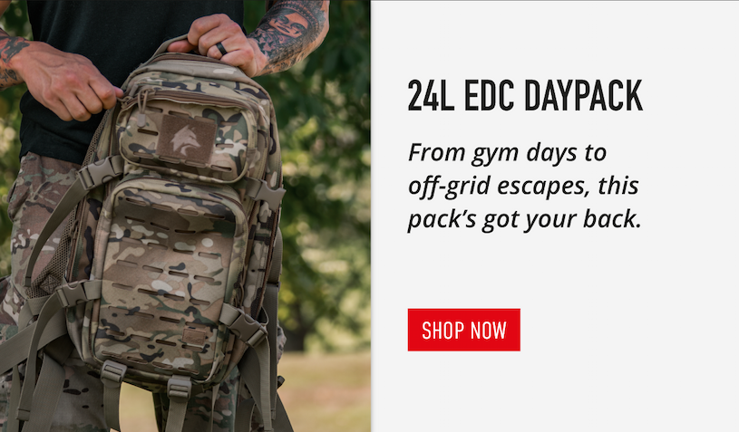 Shop 24L EDC Daypack.      From gym days to off-grid escapes, this pack's got your back.