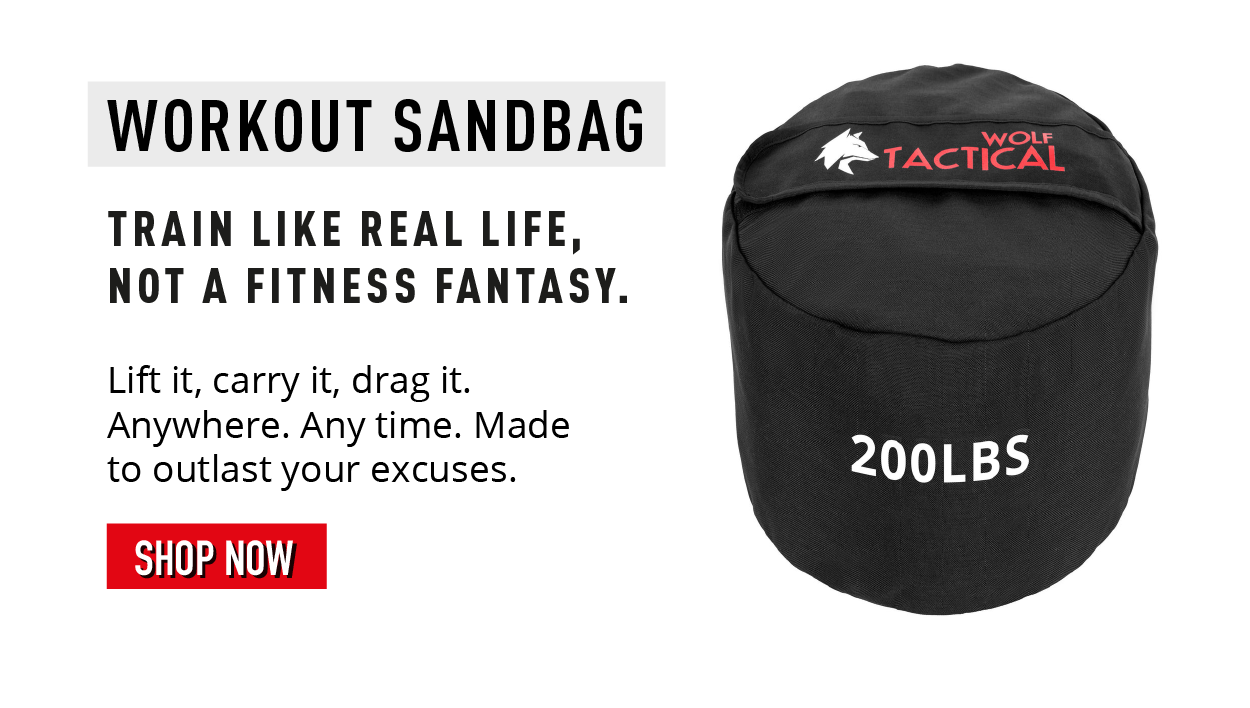 Workout Sandbag.  Train like real life, not a fitness fantasy.  Lift it, carry it, drag it. Anywhere. Any time. Made to outlast your excuses.  SHOP NOW