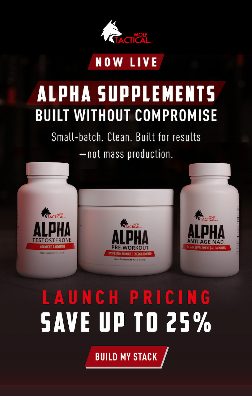 Now Live.      Alpha Supplements built without compromise            Small-batch. Clean. Built for result- not mass production.               Launch pricing    Save up to 25%.        Build my Stack