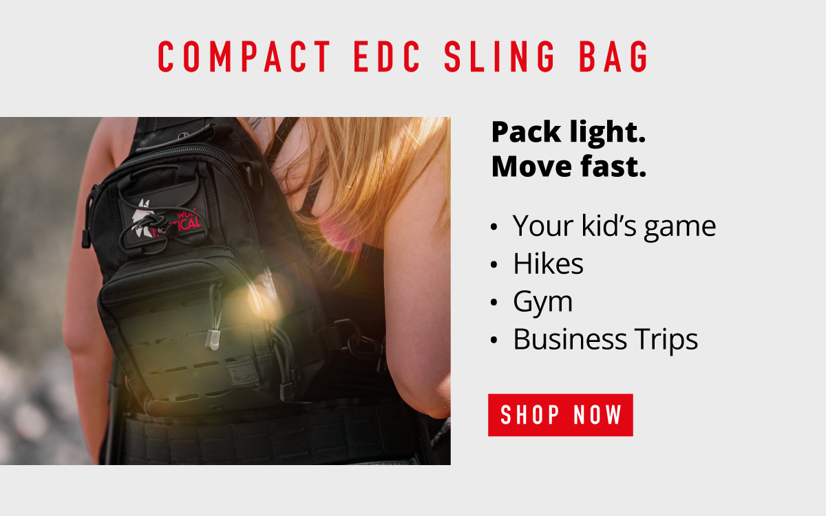 Shop Compact EDC Sling Bag. Pack light. Move fast.  -Your kid's game -Hikes -Gym -Business trips 