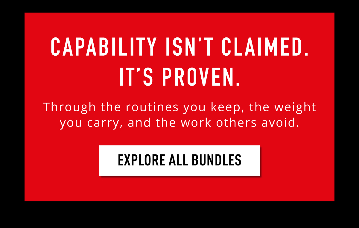 CAPABILITY ISN'T CLAIMED. IT'S PROVEN.