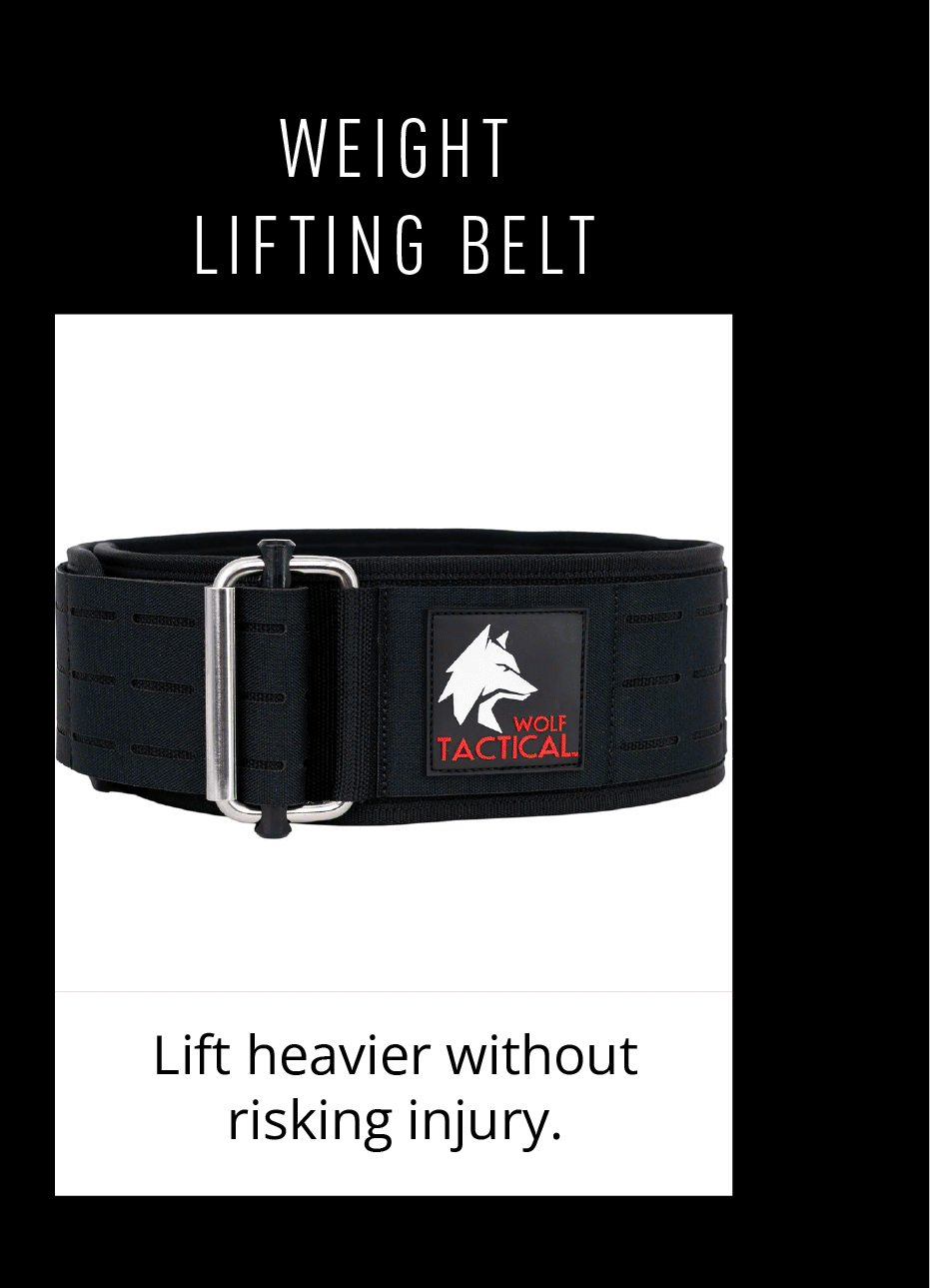 WEIGHT LIFTING BELT Lift heavier without risking injury.