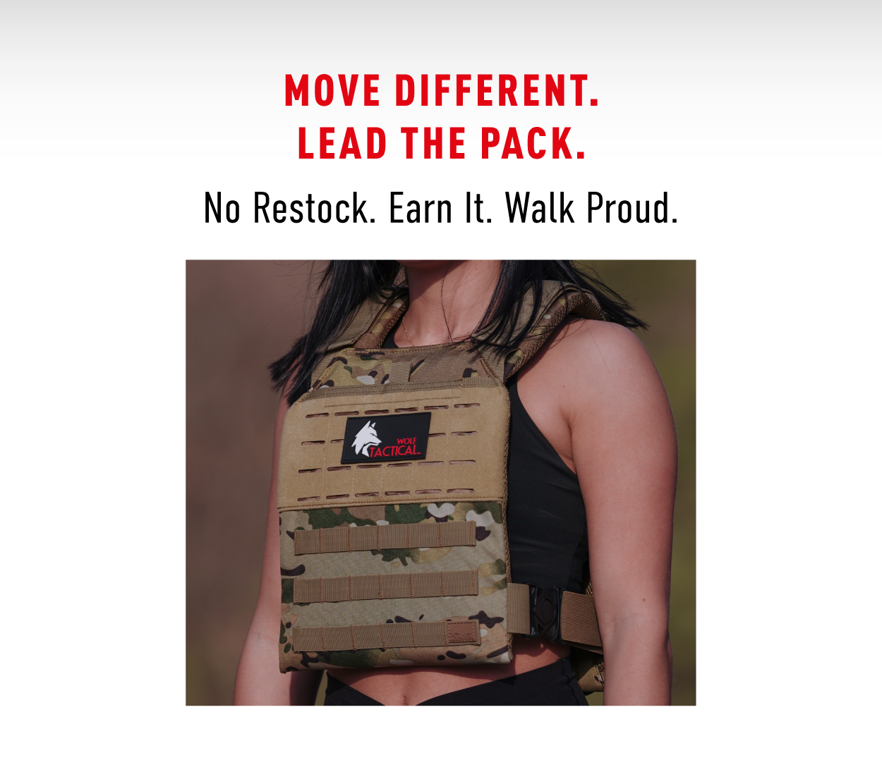 Move Different. Lead the Pack. No restock. Earn it. Walk proud. 