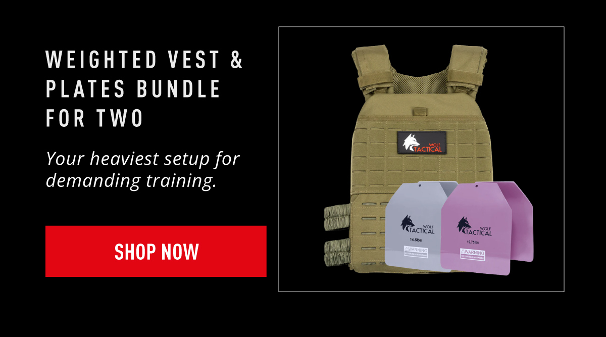 WEIGHTED VEST & PLATES BUNDLE FOR TWO