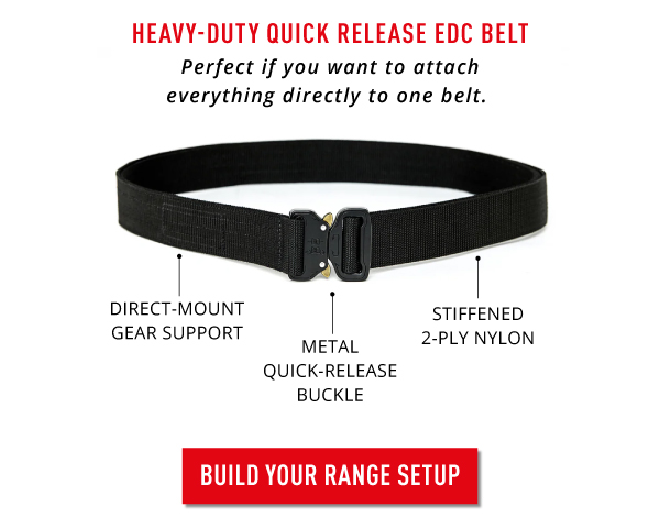 HEAVY-DUTY QUICK RELEASE EDC BELT