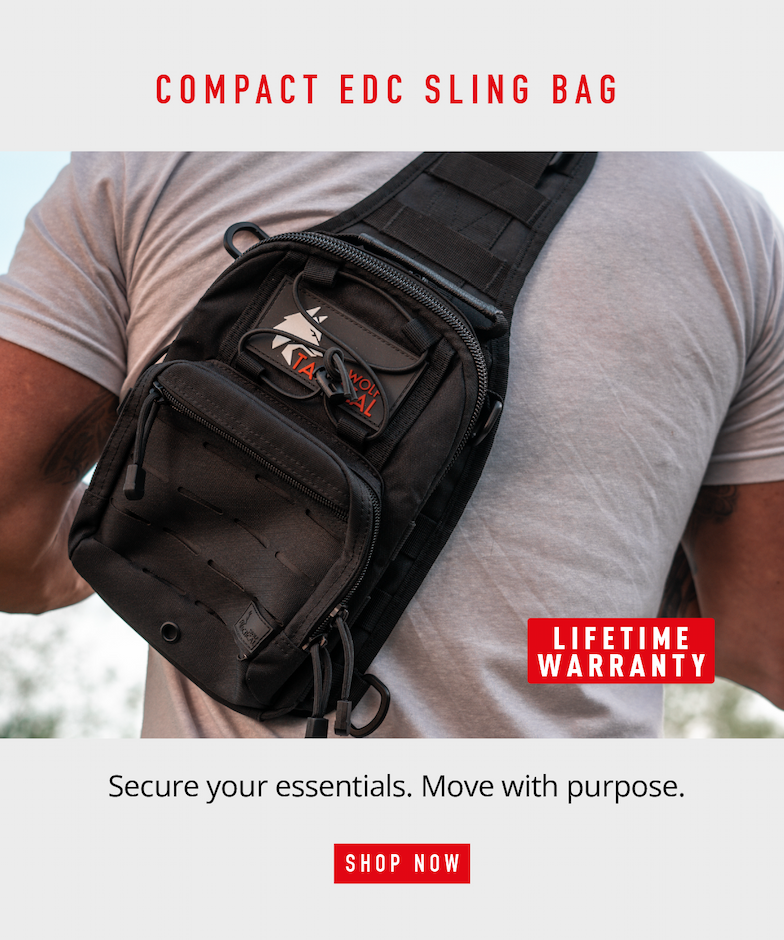 Shop Compact EDC Sling Bag. Secure your essentials. Move with purpose. 