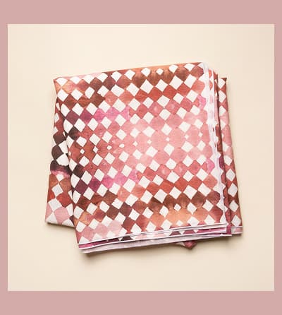 Watercolor Diamonds Tablecloth