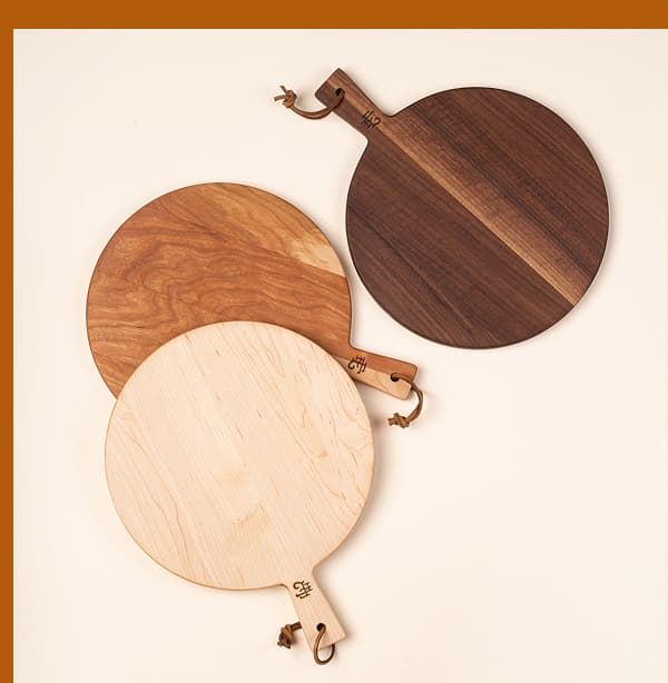 Round Serving Board