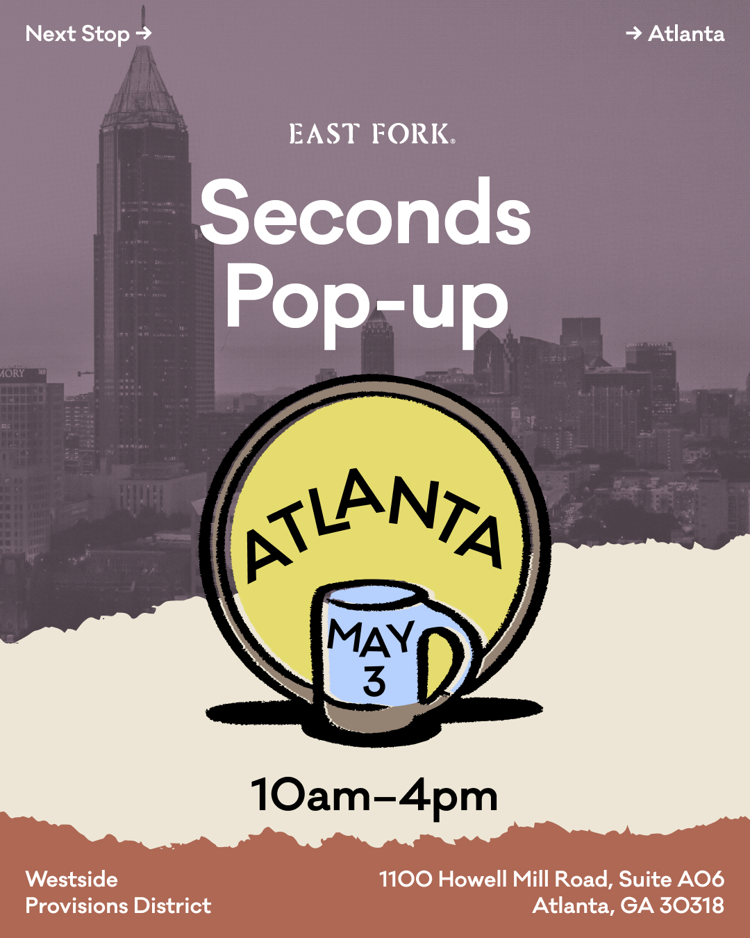 Seconds Pop-up in Atlanta on May 3rd from 10am-4pm