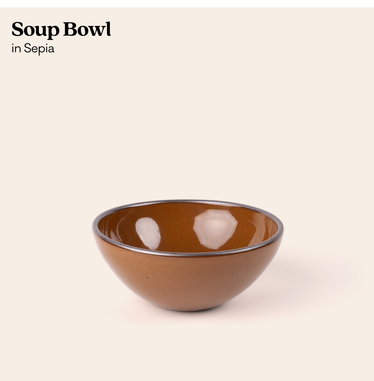 Soup Bowl in Sepia