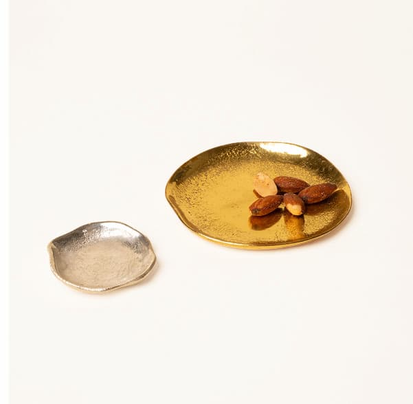 Hand Carved Brass Dish