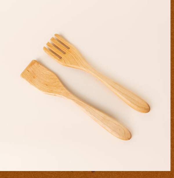 Wood Serving Set